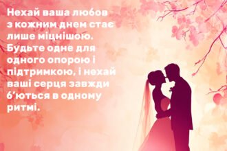 короткі привітання з весіллям своїми словами